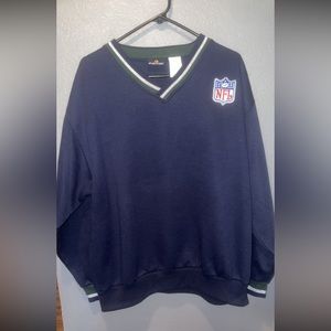 Men's NFL Black Wool vintage pullover XL